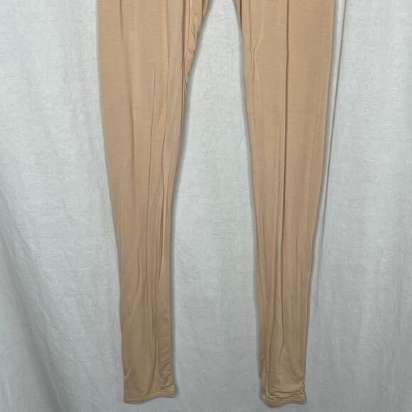 Naked Wardrobe NWT Beige Soft Stretchy High Rise Leggings Size Small‎ - Picture 3 of 7